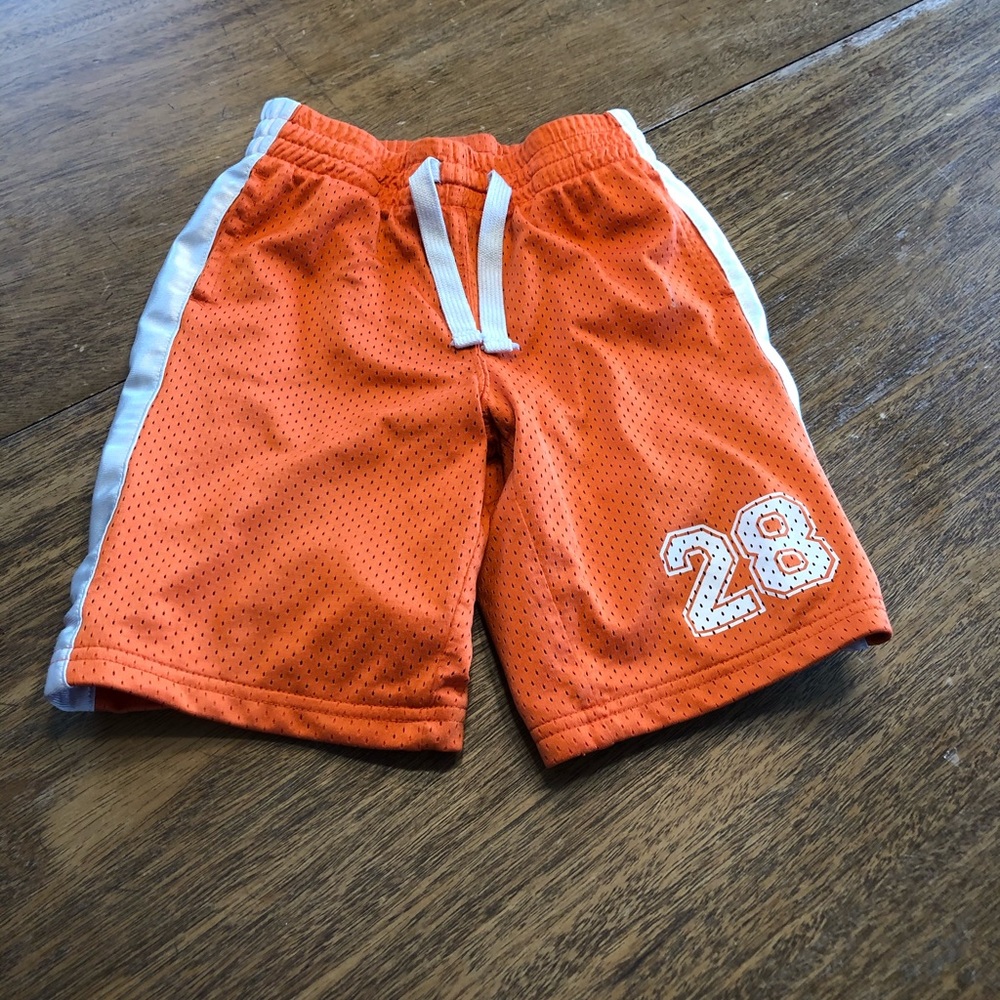 VGUC 5T Old Navy Orange Athletic Shorts